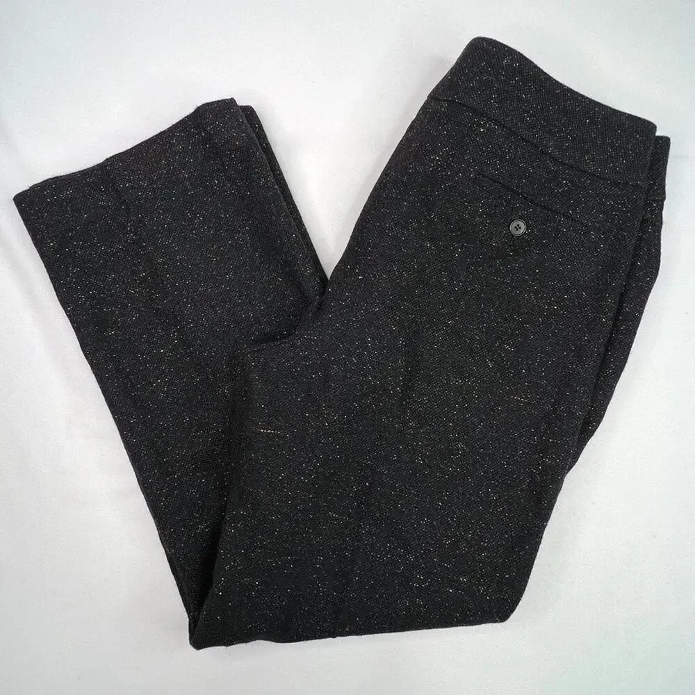 Talbots Heritage Speckled Wool Blend Trousers Size 14